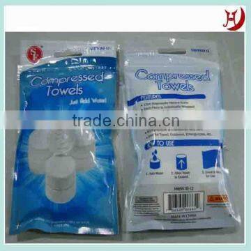 Spunlace nonwoven compressed magic towel