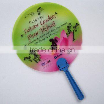 plastic PP hand Fan