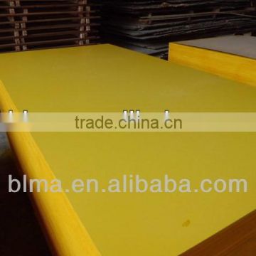 HDO yellow color film faced plywood for South America market