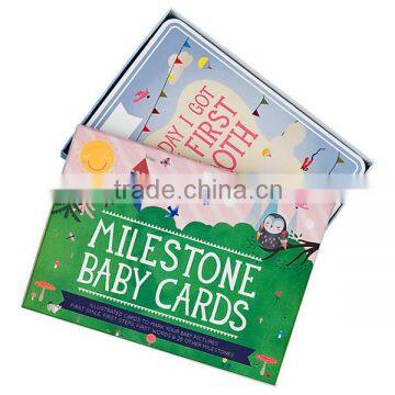 baby playing cards