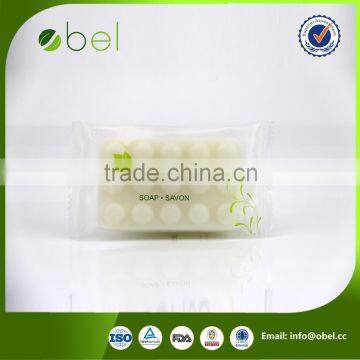 100% vegetable oil based organic hotel bar soap in flow pack