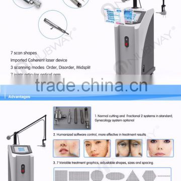 10600nm High Class CO2 Fractional Face Lifting Laser Vaginal Tightening Machine