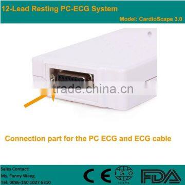 12 Lead Resting PC ECG System With Diagnostic Cardiology Auto Interpretation photo-3