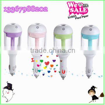 Car humidifier, new usb portable mini auto car air humidifier and aromatherapy essential oil car diffuser