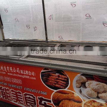 chinese shanghai retail vending street mobile hand push food breakfast cart