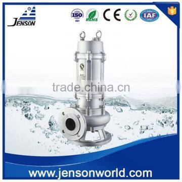 Jenson electric centrifugal submersible cutter Stainless steel sewage pump