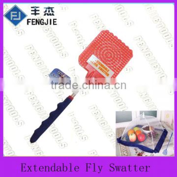 Eco-friendly Telescopic Fly Swatter With Stainless Steel Handle