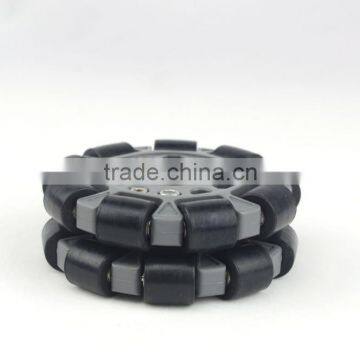 100mm Double Plastic Assemble Robot Omni Wheel W/Bearing Rollers 14041 photo-3