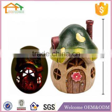 Factory Custom made best home decoration gift polyresin resin mushroom lamp