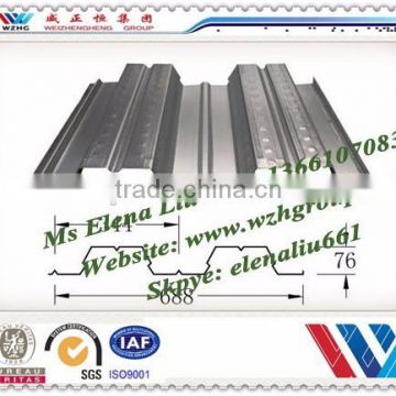 Galvanized corrugated metal floor decking manufacturer