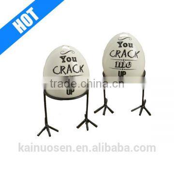 custom Easter ceramic egg chicken salt and pepper shake