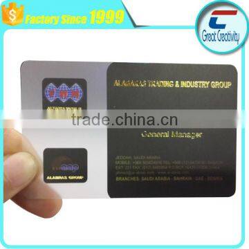 Matt Finish Gold Hot Stamping Transparent Business Card