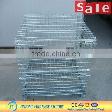 JT factory galvanized zinc coated wire container/storage basket