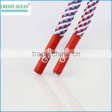 custom log silica gel tips for shoelace