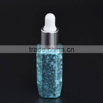 10ml UV Gel Blue Red Colored Glass Essential Oil Bottle With Glass Pipette Dropper photo-4