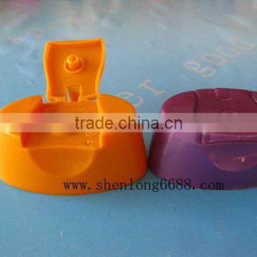 plastic shampoo bottle press cap