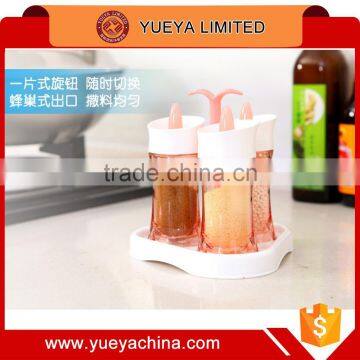 3 Pcs Set-red Rotatable Kitchen Spice Container Bottle photo-3