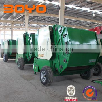 Mini hey baler for wheat straw