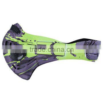 BaseCamp Unisex Anti-dust Anti-pollution Air Filter Breathable Face Mask for Cycling Riding Hiking Travel Kit photo-4