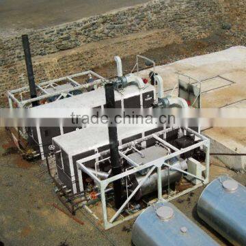 drum bitumen melting machinery on highway construction