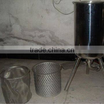 duplex strainer for juice production