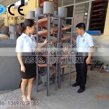 Low Production Cost Laboratory Spiral Separator,Small Size Gravity Spiral Chute,Laboratory Spiral Concentrator photo-2