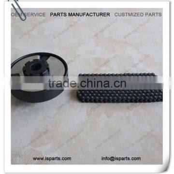 17T 3/4" Bore #219 go Kart Clutch and #219 Chain photo-3