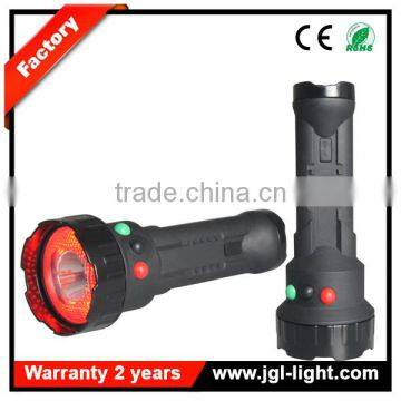 High Power 700lm RGW Hand Heldled Led Rechargeable Tarmy Torch Light Rescue Equipment photo-3