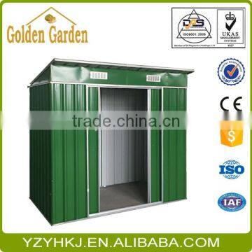 Double Sliding Door Shed/Garden Shed 4' x 8' With Free Garden Bed photo-3