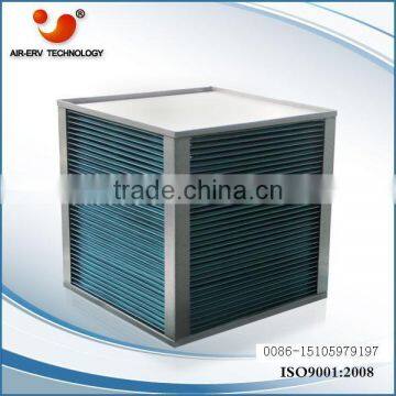 Energy recyle alumilum Cross flow heat exchanger core