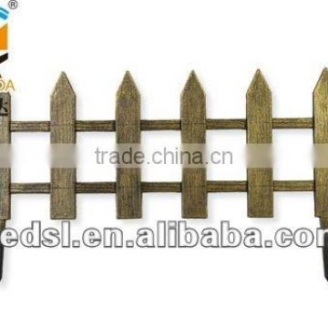 plastic gardening fence with different colour