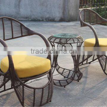 Outdoor Coffee Shop Wicker Table And Chairs Furniture photo-4