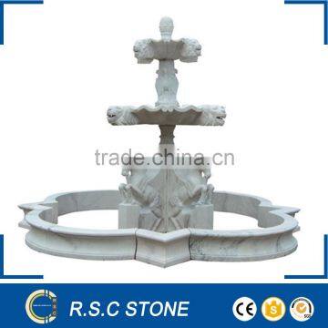 Horse lion water fountain marble for sale