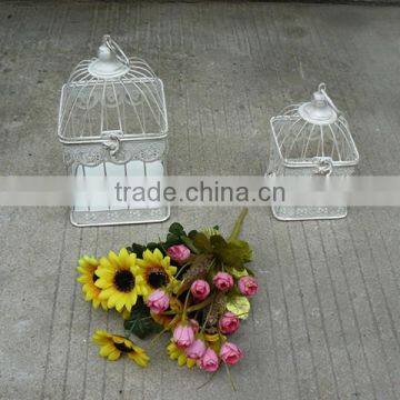 Newest Antique Cottage Small Round Bird Cage photo-3
