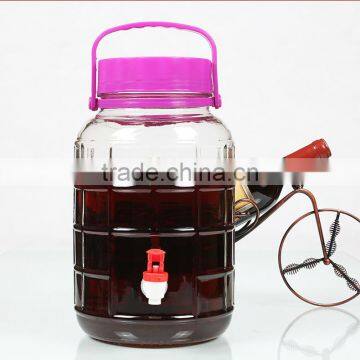 Glass Mason Jar Beverage Drink Dispenser With tap 1L/2L/3L/4L/5L/8L/10L/12L/15/20L/25L