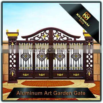 2017 New Style Colored Aluminum Main Gate Design for Villa Garden