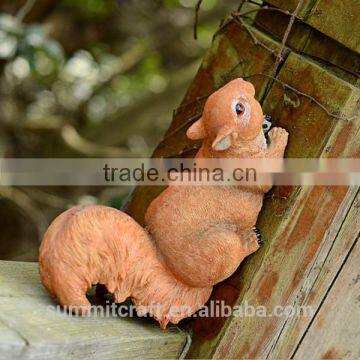 Resin Animal Garden Ornaments Fake Squirrel photo-2