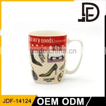 Drinkware pottery 12oz blank sublimation photo mug, sublimation ready mug