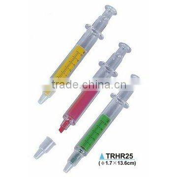 Syringe shape highlighter pen