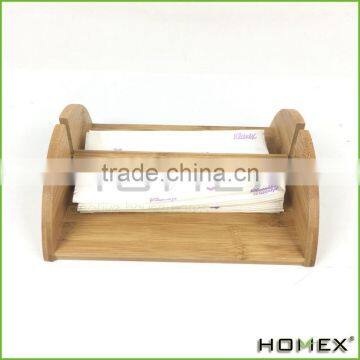 Bamboo Heavy Duty Napkin Holder Rack With Center Bar Homex BSCI/Factory photo-2
