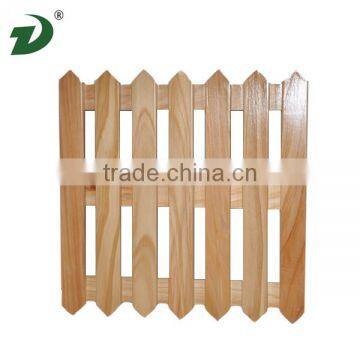 2016 New Design Garden Wood Fence Outdoor