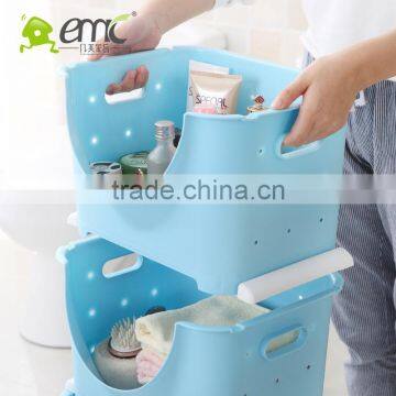 Stacking Baskets, Plastic Stacking Baskets, Plastic Handle Stacking Baskets photo-6