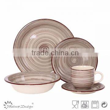 Cheap Handpainting 16pcs Ceramic Dinnerware Set photo-2