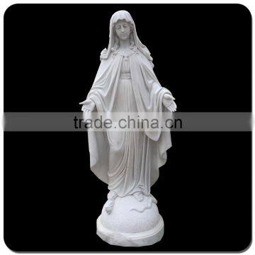 large outdoor decoration high quality stone virgin mary statue