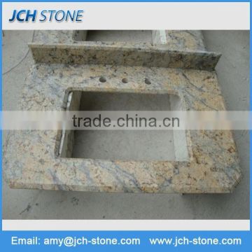 China natural square hole bathroom cheap granite countertop