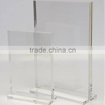 2016 New Design Rechargeable Transparent Acrylic Table Menu Stand photo-3