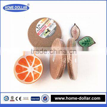 Hot Saling Natural Round Cork Trivet photo-3