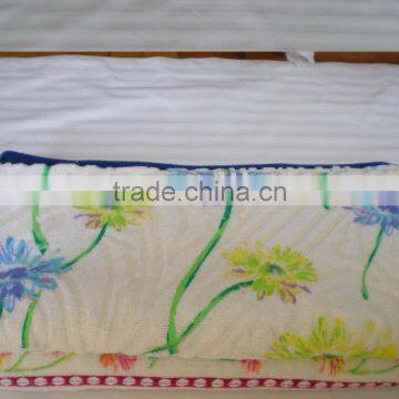 jacquard satin bath towel