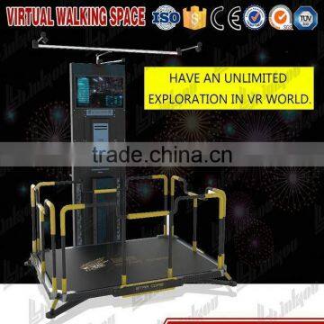 Canton Fair VR Infinite Space Walking Platform 9d vr Standing Platform photo-4