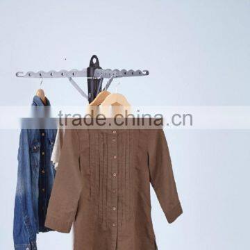 Indoor and Outdoor Collapsable Tripod Multi Clothes Hanger Drying Rack photo-5